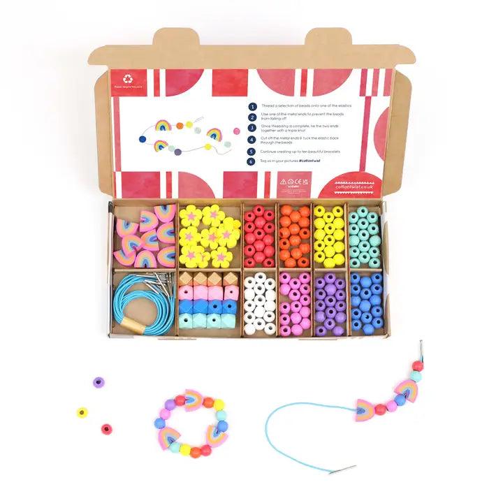 Rainbow & Flower Bracelet Making Kit - Winterberries