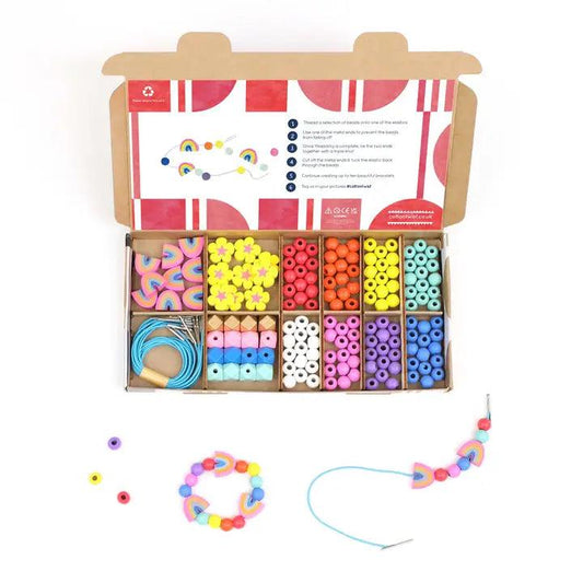 Rainbow & Flower Bracelet Making Kit - Winterberries