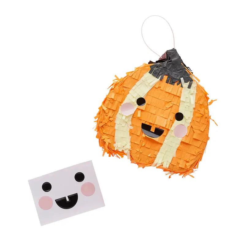 PUMPKIN WITH FACE STICKER PINATA - Winterberries