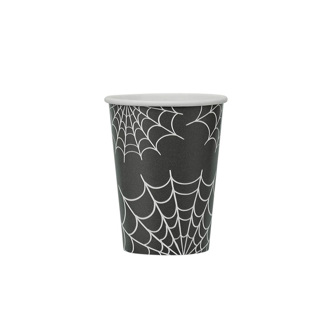 x8 SPIDER WEB PAPER CUPS - Winterberries