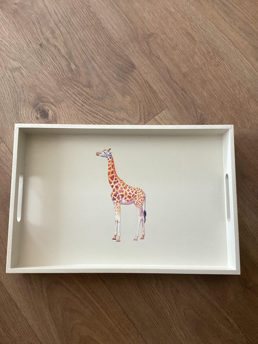 Giraffe Tray Large - Winterberries