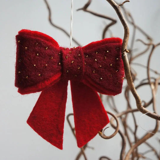 Ornaments, Bow - Winterberries