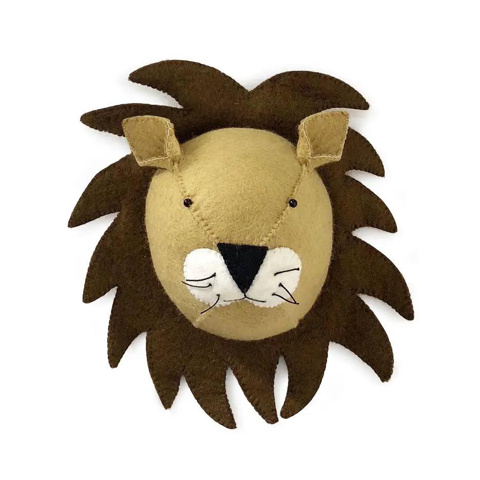 Lion Felt Head - Winterberries