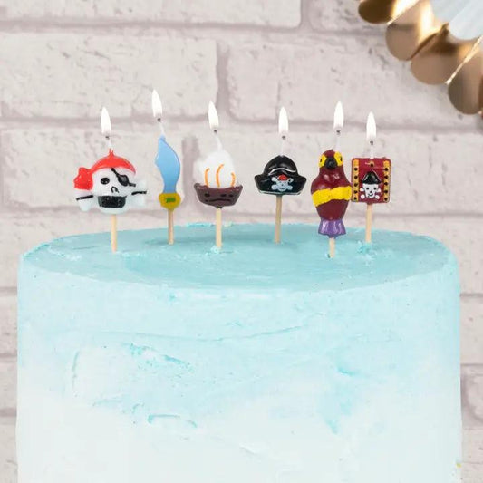 x6 Pirate Candles - Winterberries
