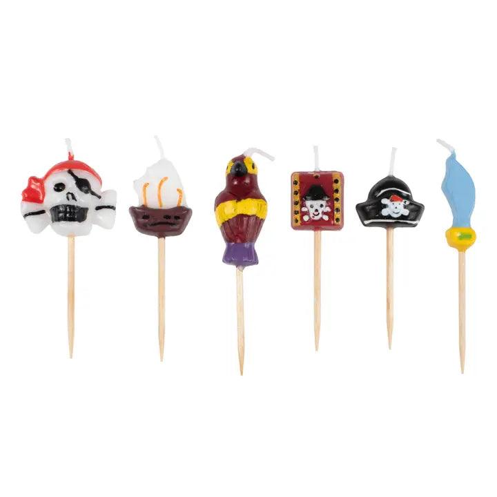 x6 Pirate Candles - Winterberries