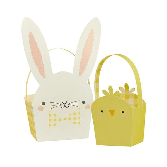 x5 Bunny & Chick Baskets - Winterberries