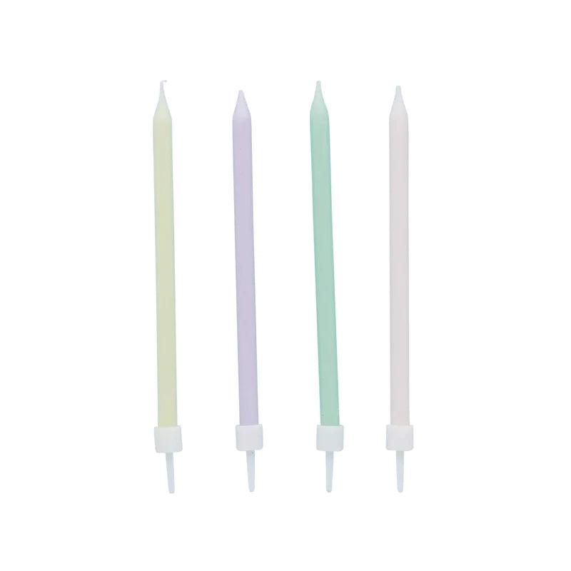 Pastel Skinny Candles x12 - Winterberries