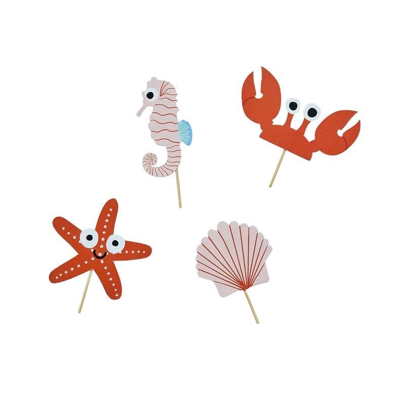 x12 Sea Cupcake Toppers - Winterberries