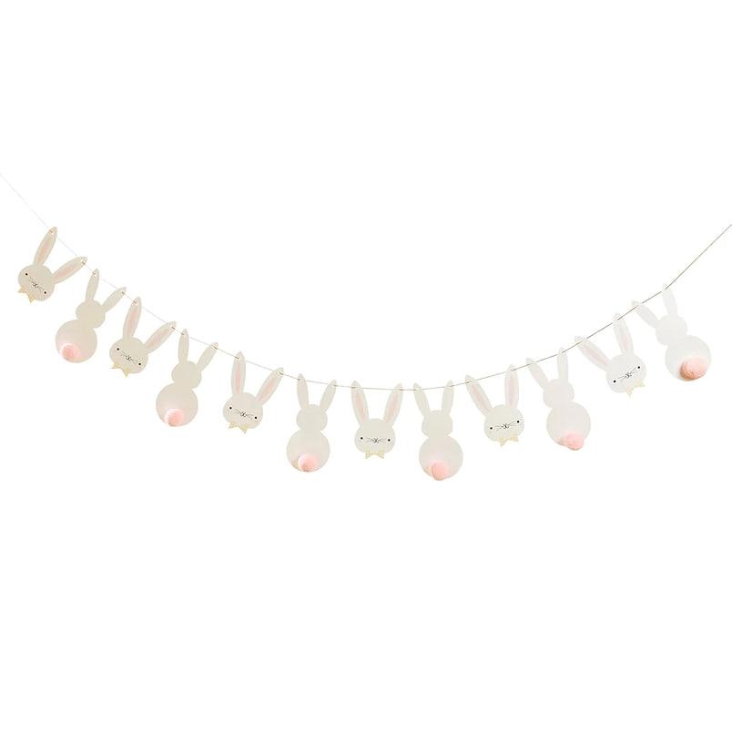 x1 Bunny Pom Pom Garland - Winterberries