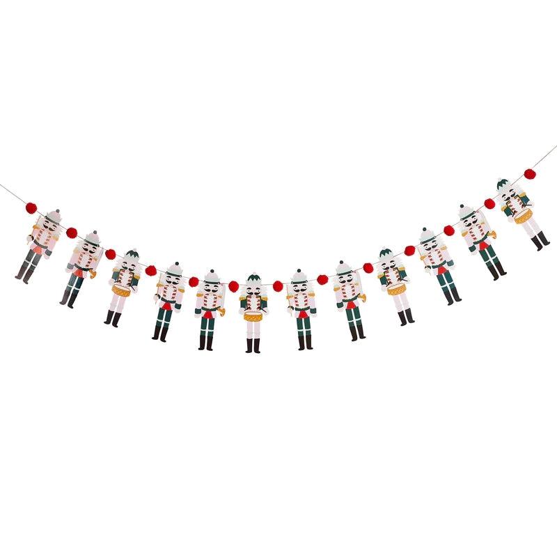 x1 Nutcracker Garland - Winterberries
