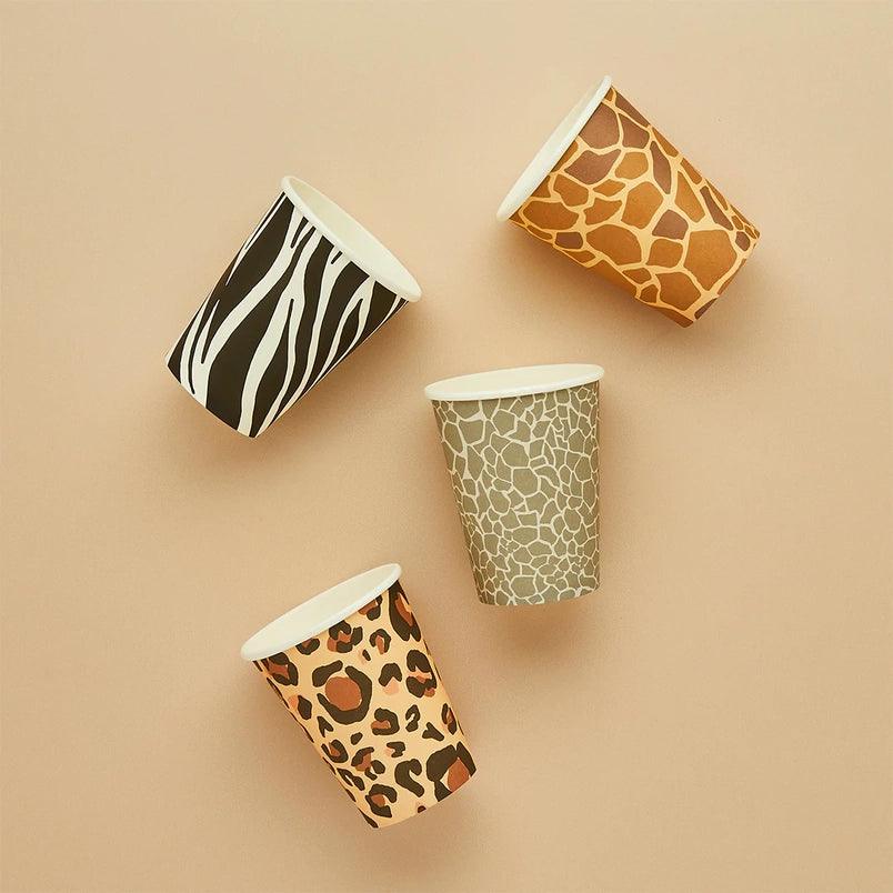 x8 Animal Print Cups - Winterberries