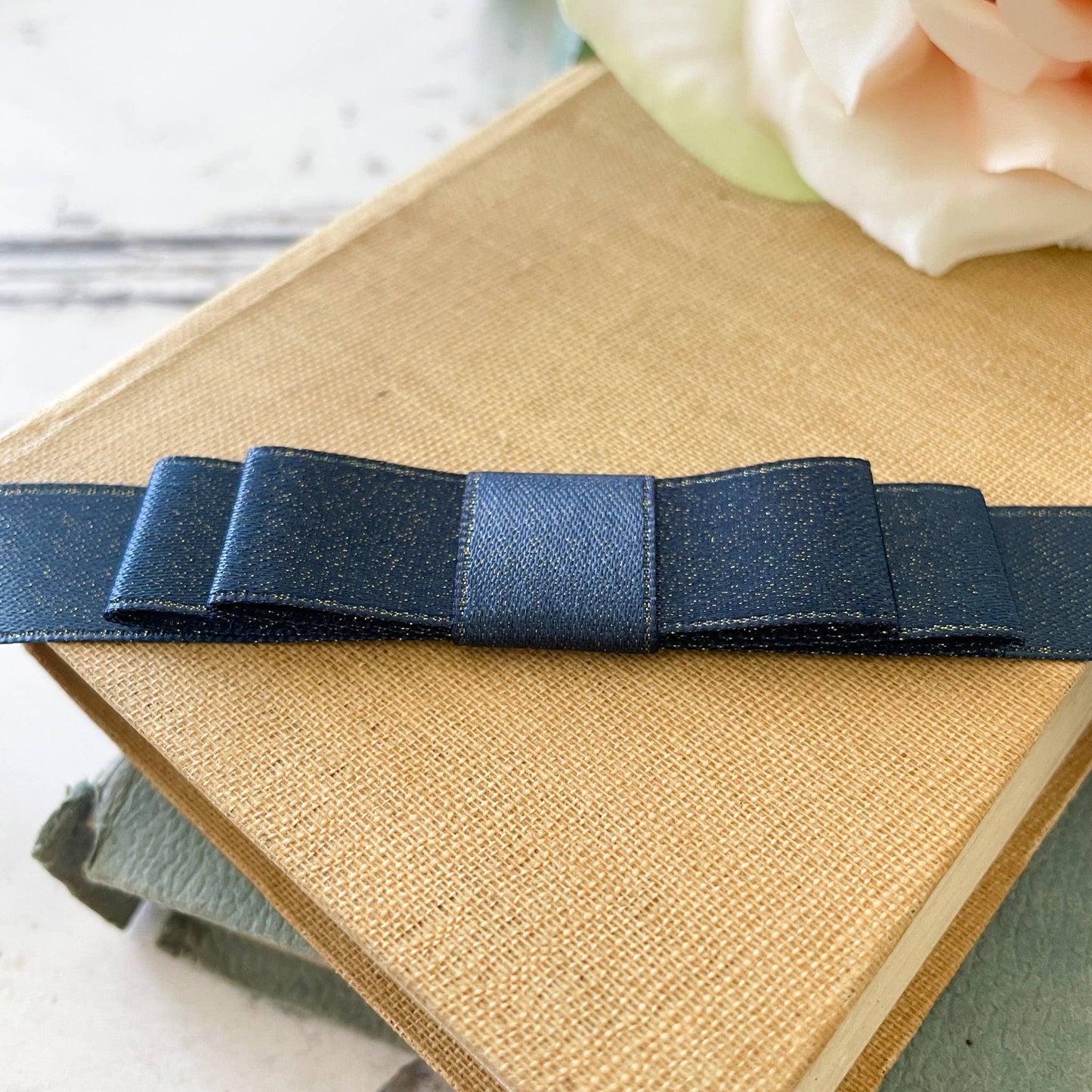 Dior Bow - Navy Sparkle - Winterberries