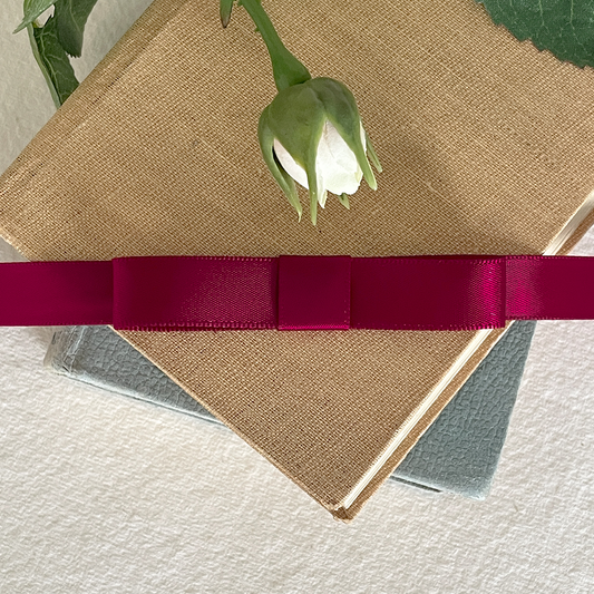 Single Dior Bow - Wine - Winterberries