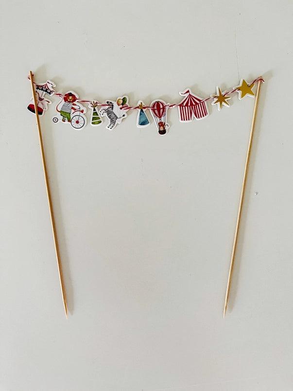 x1 Carnival Cake Banner - Winterberries