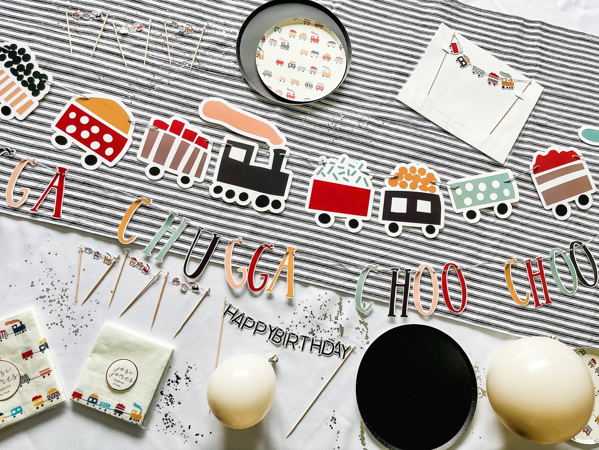 Train Banner - Winterberries