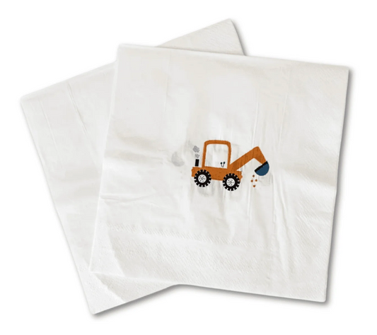 x16 EXCAVATOR PAPER NAPKINS - Winterberries
