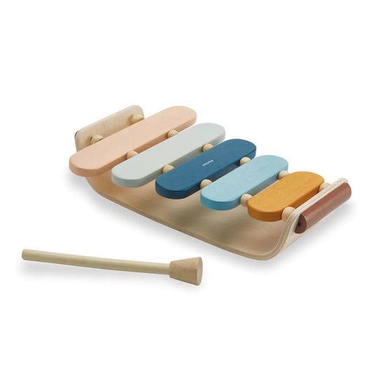 Oval Xylophone - Wooden Musical Toy - Winterberries