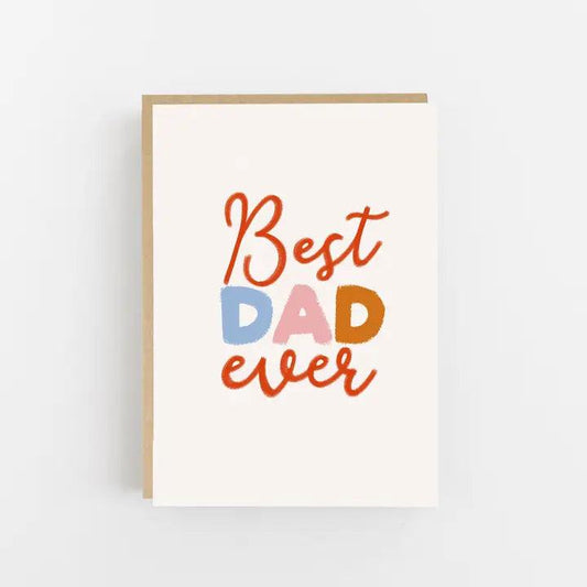 Best Dad Ever Card - Winterberries