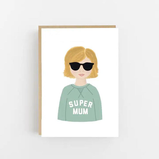 Super Mum Card - Winterberries