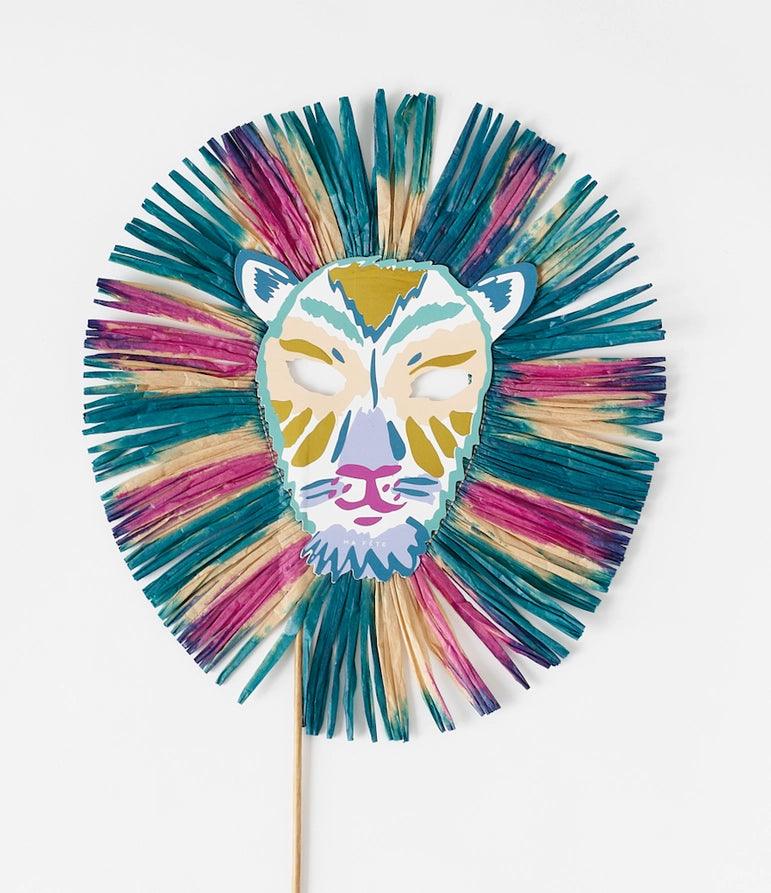 x4 Safari Lion Masks - Winterberries