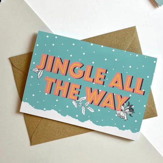 Jingle All the Way Christmas Card - Winterberries