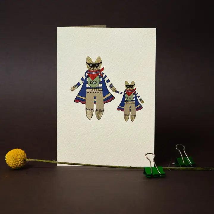 Superhero Dad and I Father’S Day Card - Winterberries