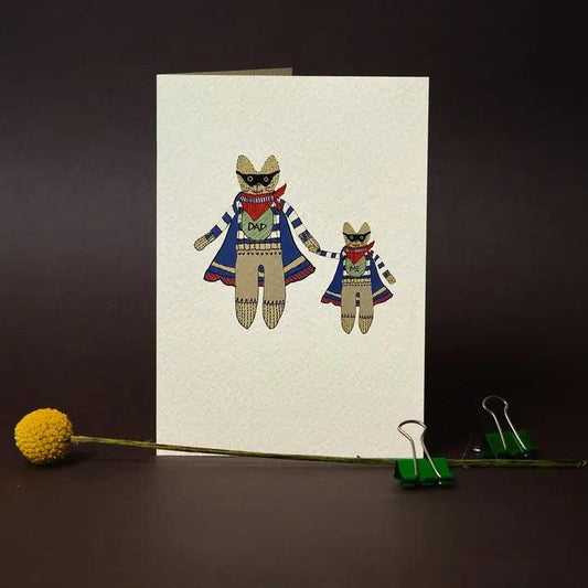 Superhero Dad and I Father’S Day Card - Winterberries