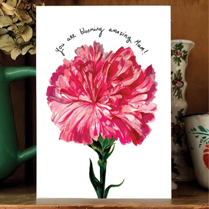 Blooming Amazing Mum Card - Winterberries
