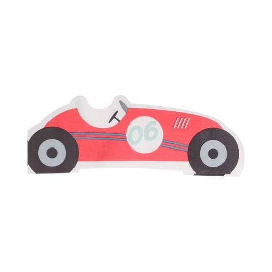 x24 MILES PER HOUR RACE CAR PAPER NAPKINS - Winterberries