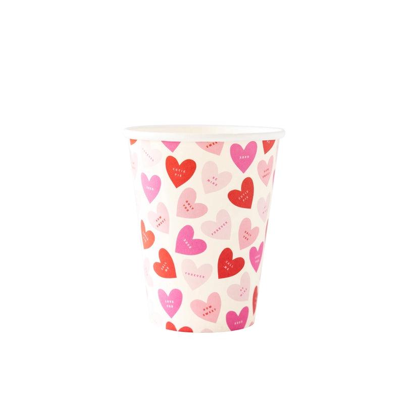 x8 Hearts Cups - Winterberries