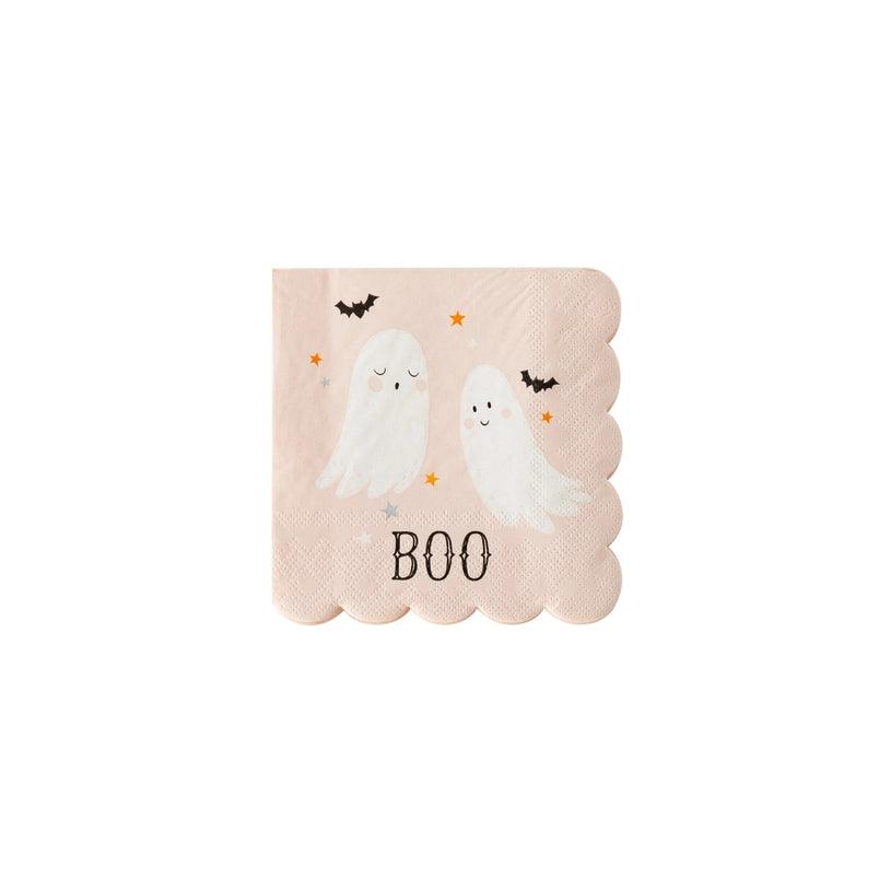 x24 Boo Ghosts Napkins - Winterberries