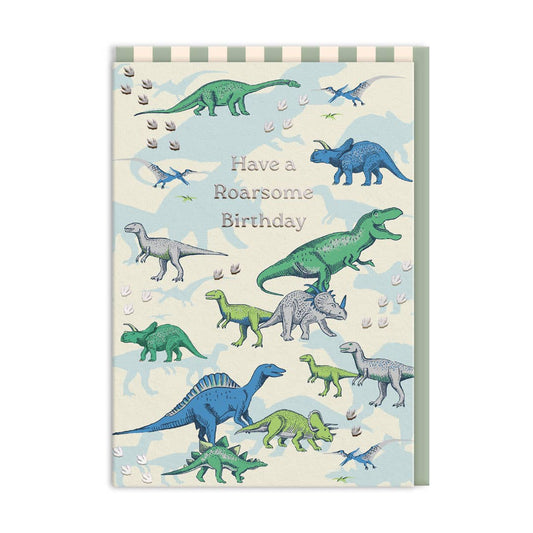 Cath Kidston Dinosaurs Birthday Card (11509) - Winterberries