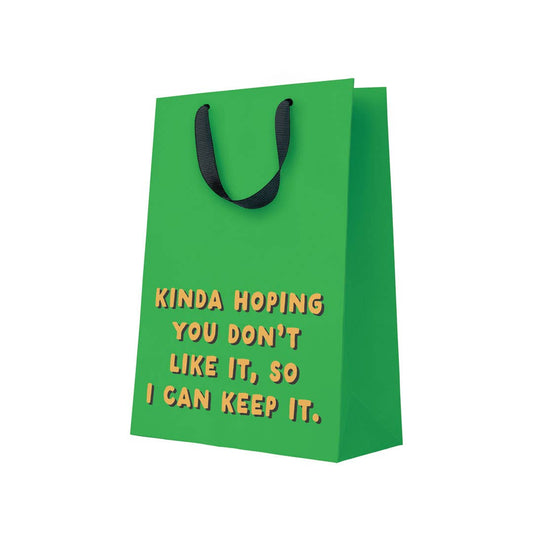 Hoping You Don't Like It Large Gift Bag (11789) - Winterberries