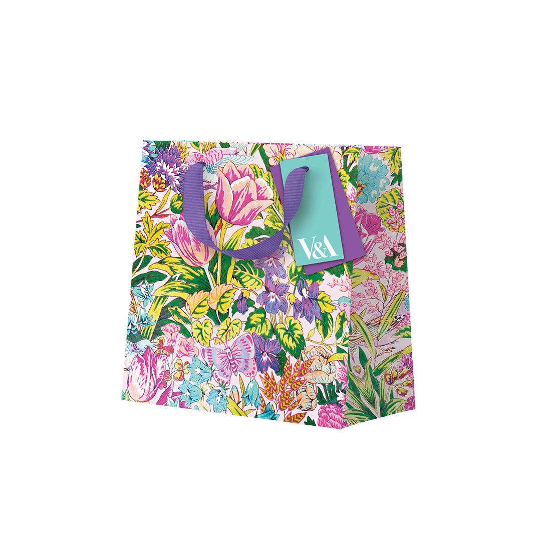 NEON FLORAL MAWSON TULIP SMALL GIFT BAG - Winterberries