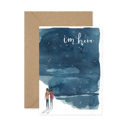 I'm Here Card - Winterberries