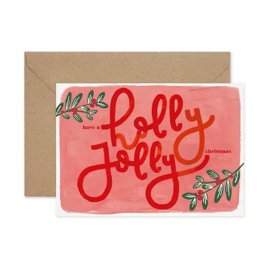 Holly Jolly Card - Winterberries
