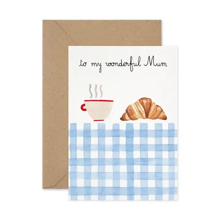 Mum Breakfast Card - Winterberries