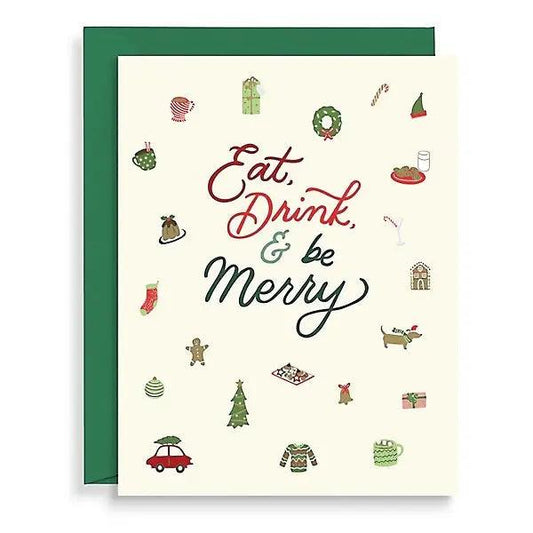 x10 pack Tiny Delights Christmas Card - Winterberries