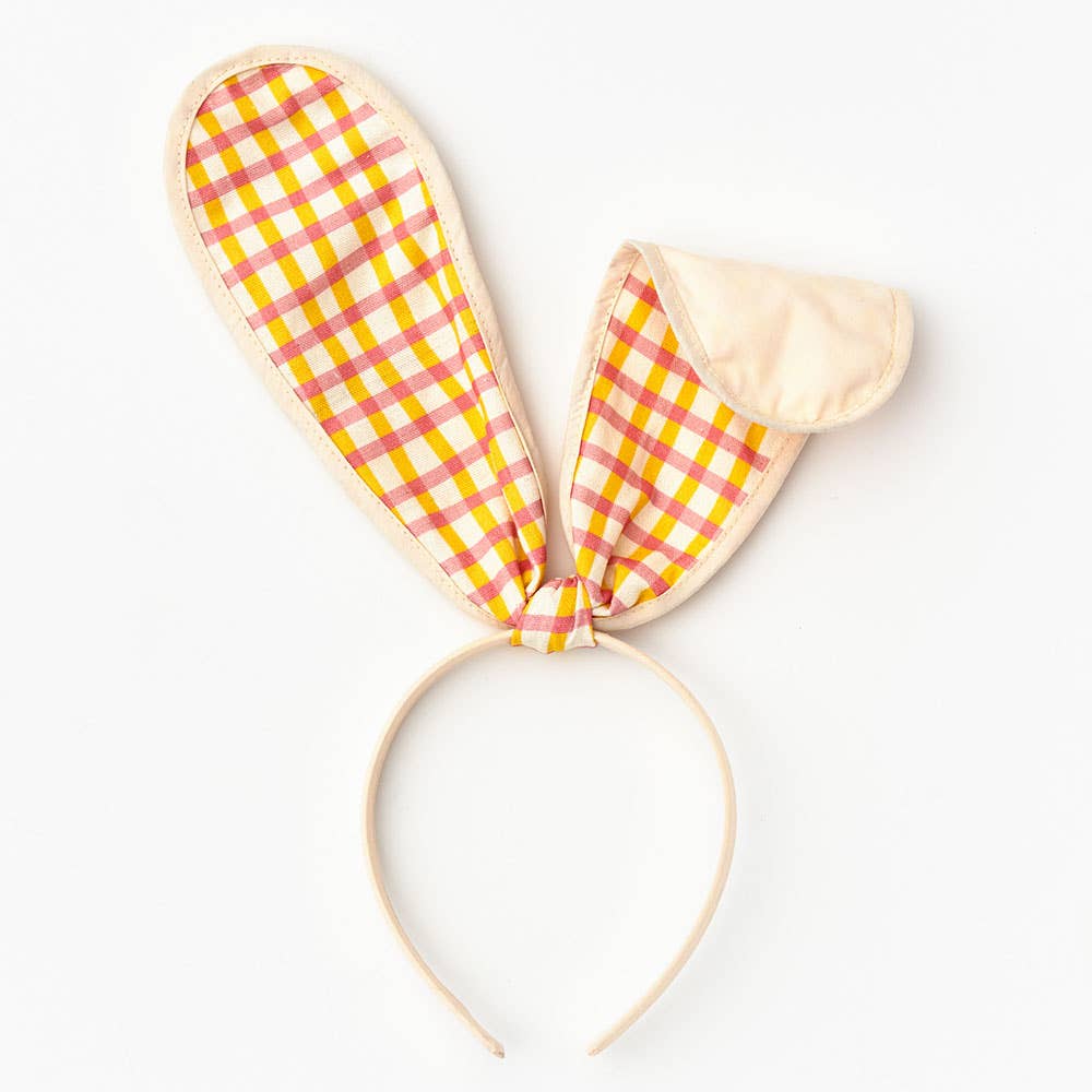 Knotted Bunny Ear Headband - Winterberries