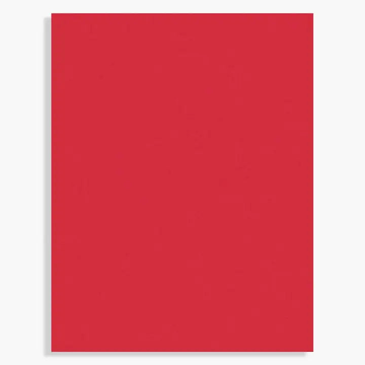 Red Solid Wrapping Paper - Winterberries