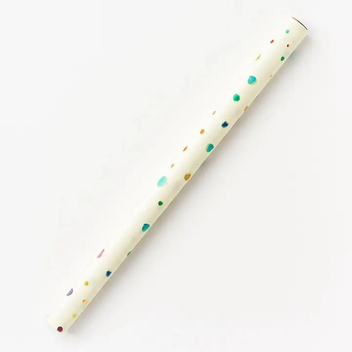 Watercolor Dots Wrapping Paper - Winterberries