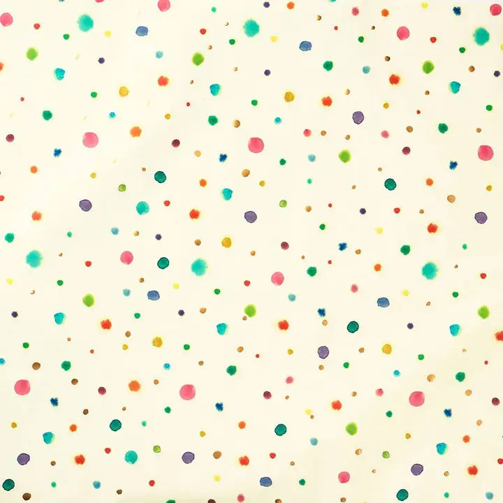 Watercolor Dots Wrapping Paper - Winterberries