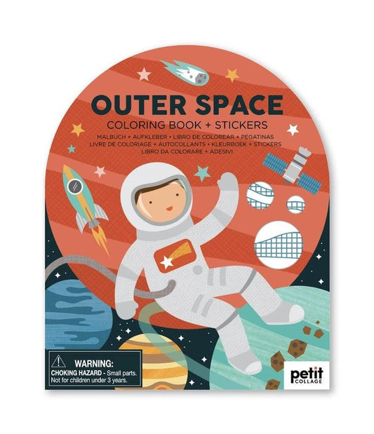 Outer Space Colouring Book + Stickers - Winterberries