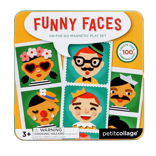 Funny Faces On-The-Go Magnetic Play Set - Winterberries