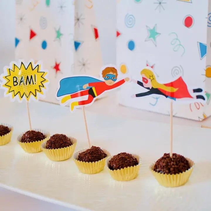 x12 Superheroes Toppers - Winterberries