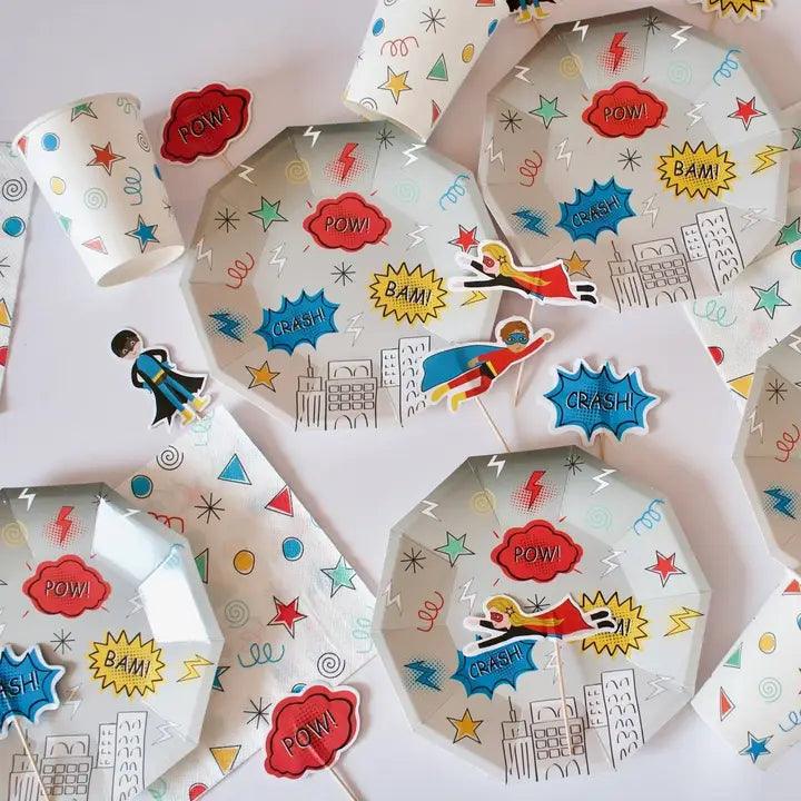 x8 Superhero Plates - Winterberries