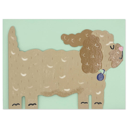 COCKAPOO EVERYDAY GREETING CARD - Winterberries