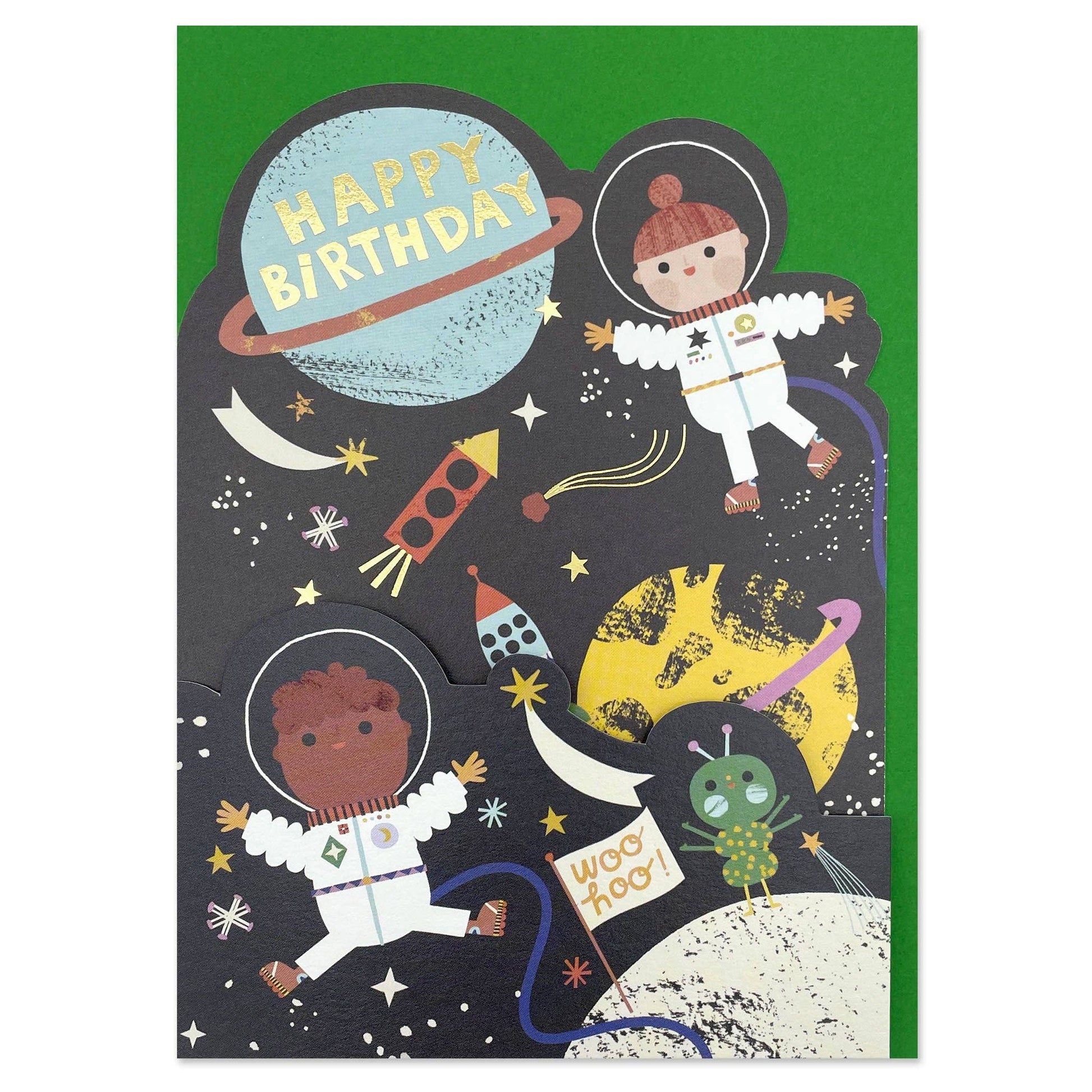 'HAPPY BIRTHDAY' ASTRONAUT BIRTHDAY CARD - Winterberries