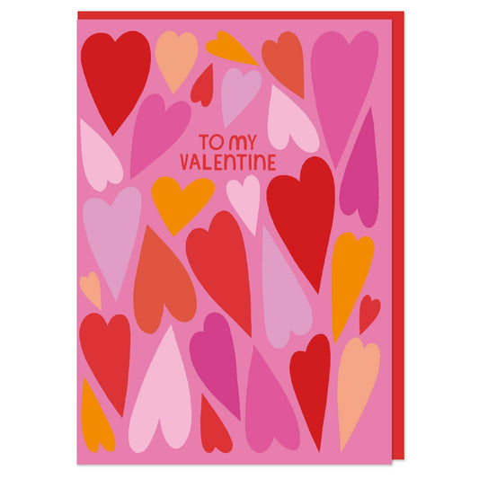 'To my Valentine' card - Winterberries