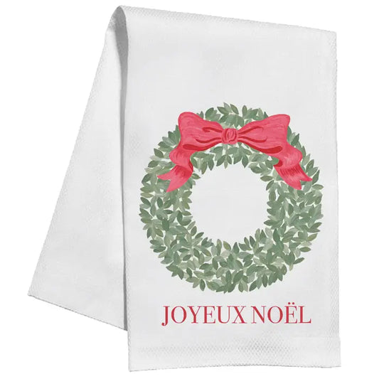 Kitchen Towel Holiday Wreath - Winterberries